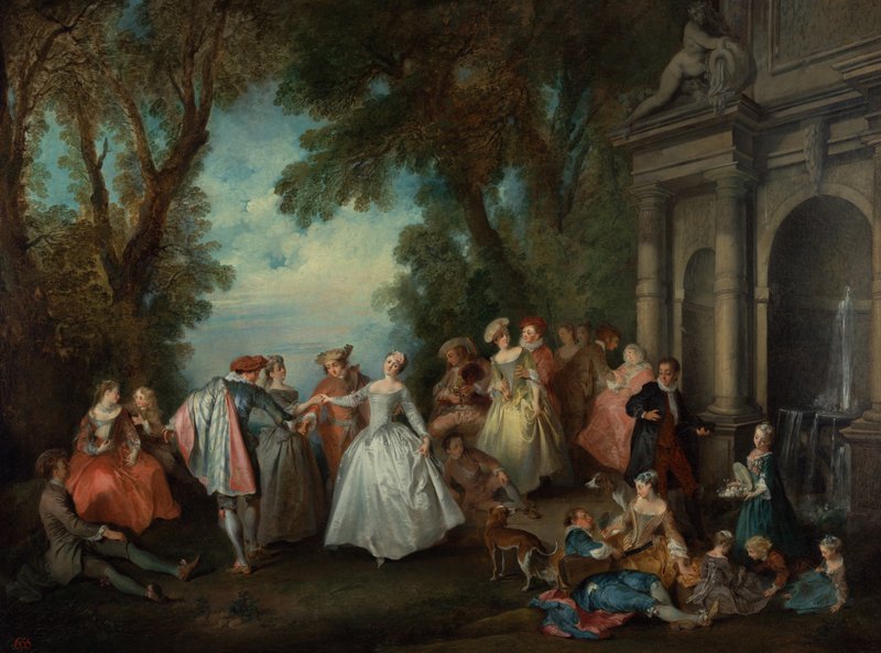 Nicolas Lancret - Dance before